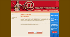 Desktop Screenshot of anwalt.infoseite.biz